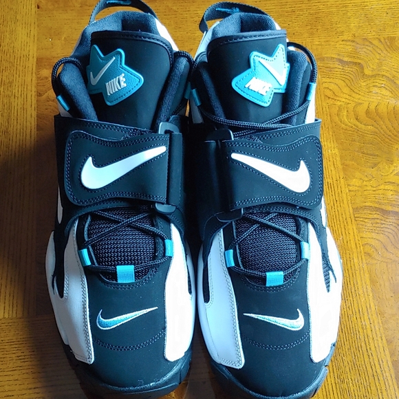 *SOLD*Nike Air Barrage Mid Men's Sz 14 Black/White - Picture 5 of 7